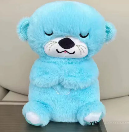 **"Osito de Peluche Baby con Respiración: Juguete Relaxante con Música y Luz para Dormir"**