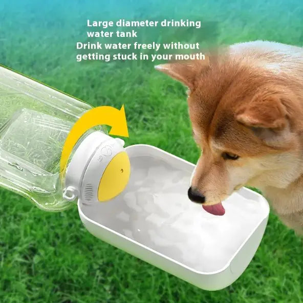 **"Dispensador Portátil de Agua y Comida para Mascotas: Práctico y Funcional en Cualquier Lugar"**