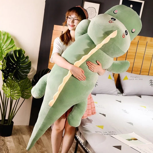 **"Peluche Gigante de Dinosaurio: Tierno y Enorme, el Compañero Perfecto para Abrazar"**