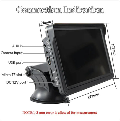 **"Pantalla para Auto de 7 Pulgadas con Soporte para CarPlay Inalámbrico: Conectividad y Estilo al Volante"**