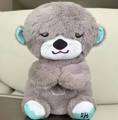 **"Osito de Peluche Baby con Respiración: Juguete Relaxante con Música y Luz para Dormir"**