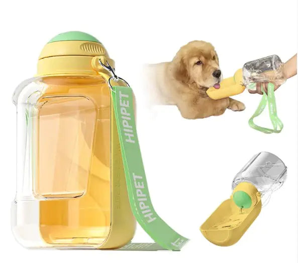 **"Dispensador Portátil de Agua y Comida para Mascotas: Práctico y Funcional en Cualquier Lugar"**