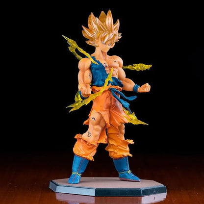 Figura de Acción SON GOKU Super Saiyan Dragon Ball Z: Estatua de Colección del Anime