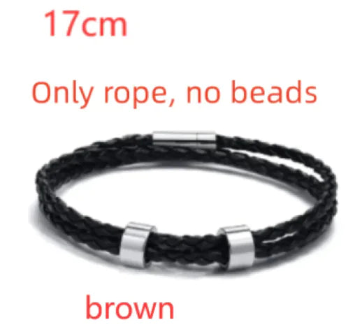 **"Pulsera de Cuero Negra para Hombre: Estilo y Distinción en Tu Muñeca"**